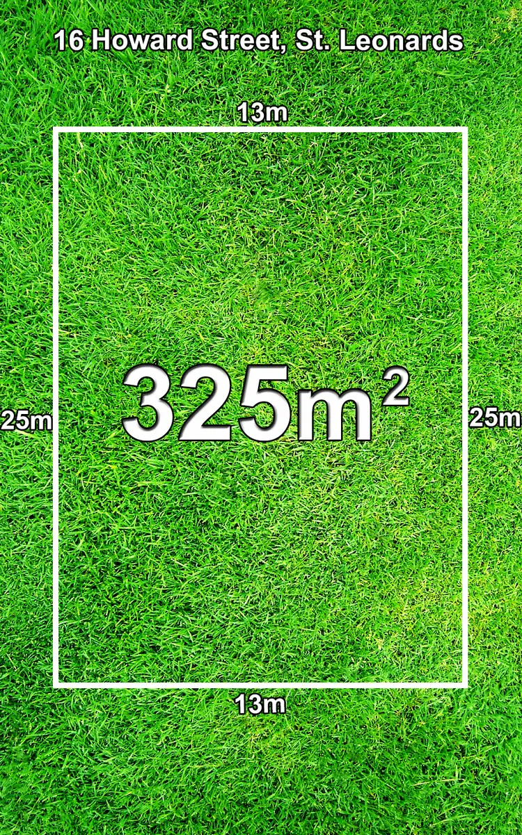 Main view of Homely land listing, 16 Howard Street, St Leonards VIC 3223