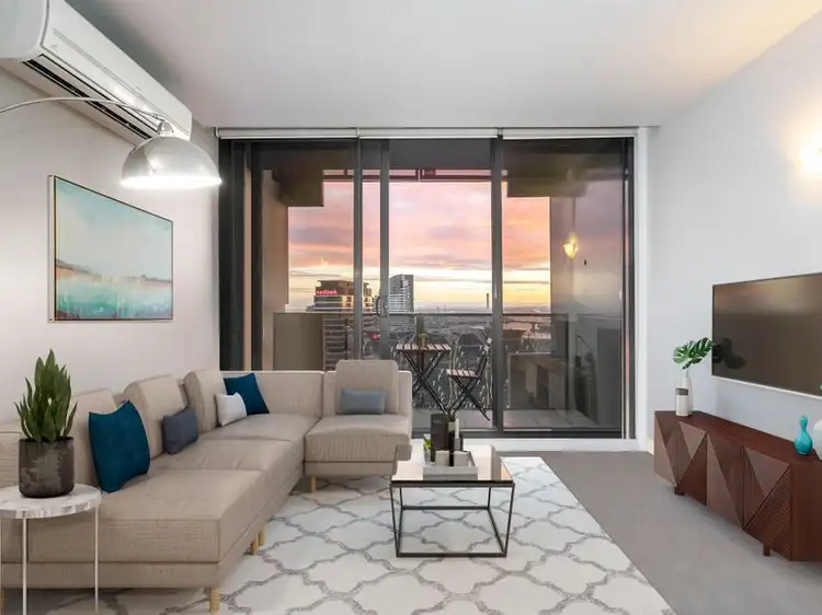 Main view of Homely apartment listing, 2809/200 Spencer Street, Melbourne VIC 3000
