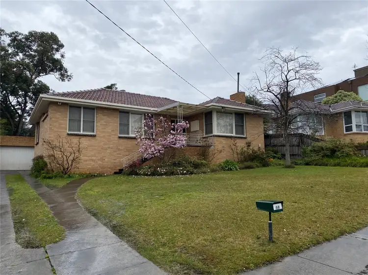 Main view of Homely house listing, 58 Hinkler Road, Glen Waverley VIC 3150