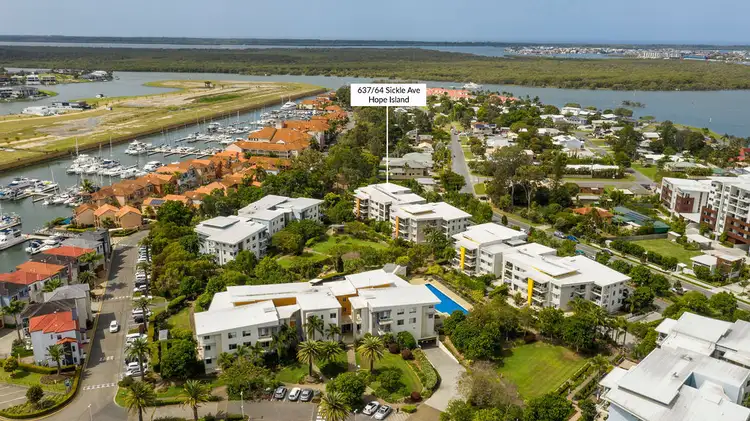 Main view of Homely apartment listing, 637/64 Sickle Avenue, Hope Island QLD 4212