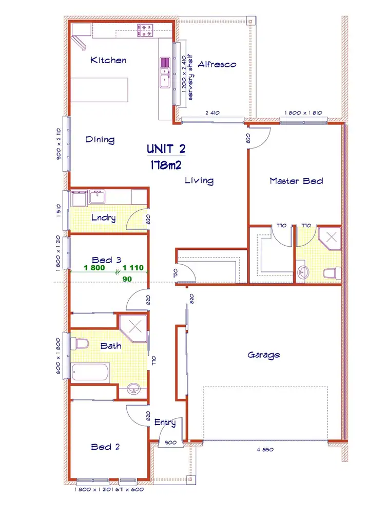 Second view of Homely semi-detached listing, 2/15 John O'Neill Circuit, Goonellabah NSW 2480