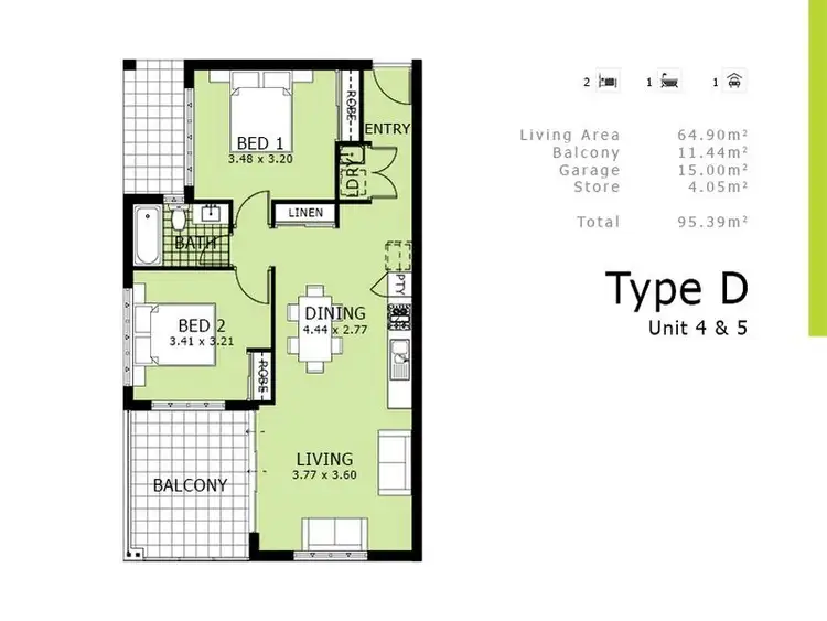 Second view of Homely apartment listing, Unit 4/15 Debenham Street, Thornlie WA 6108