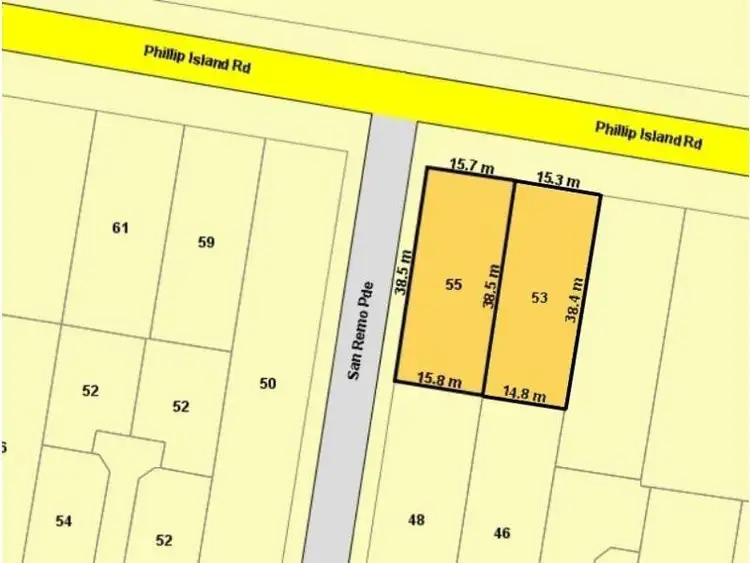 Main view of Homely land listing, 53 Phillip Island Road, San Remo VIC 3925