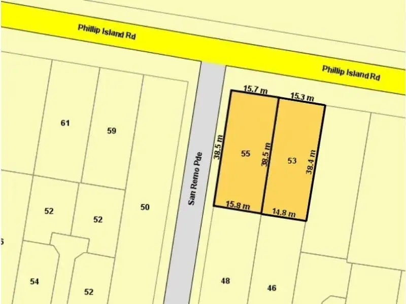 Main view of Homely land listing, 53 Phillip Island Road, San Remo VIC 3925