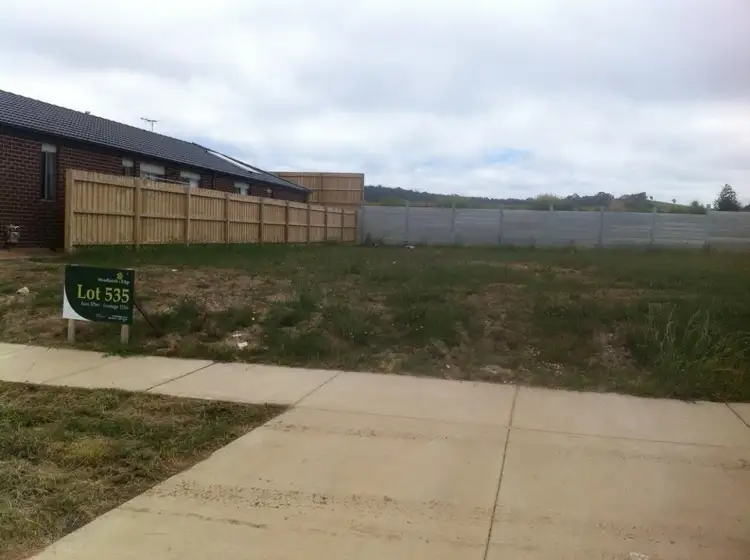 Main view of Homely land listing, Lot 535 Riceflower Rise, Wallan VIC 3756