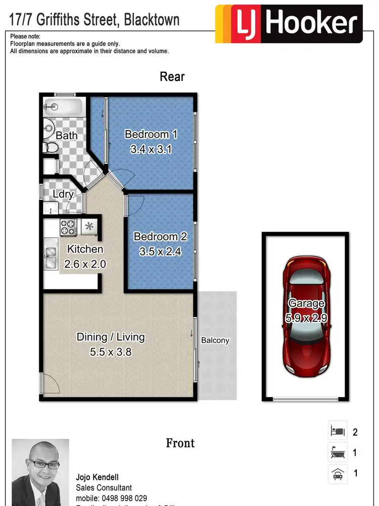 Fifth view of Homely unit listing, 17/7 Griffiths Street, Blacktown NSW 2148