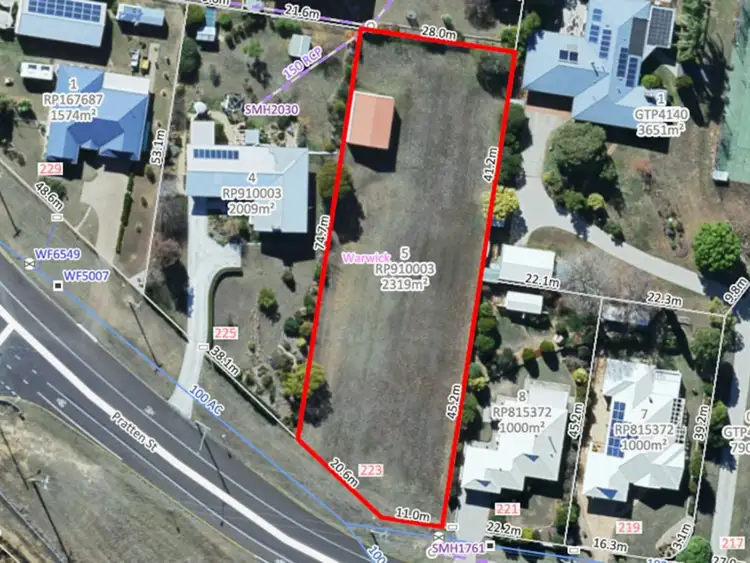 Third view of Homely land listing, 223 Pratten Street, Warwick QLD 4370