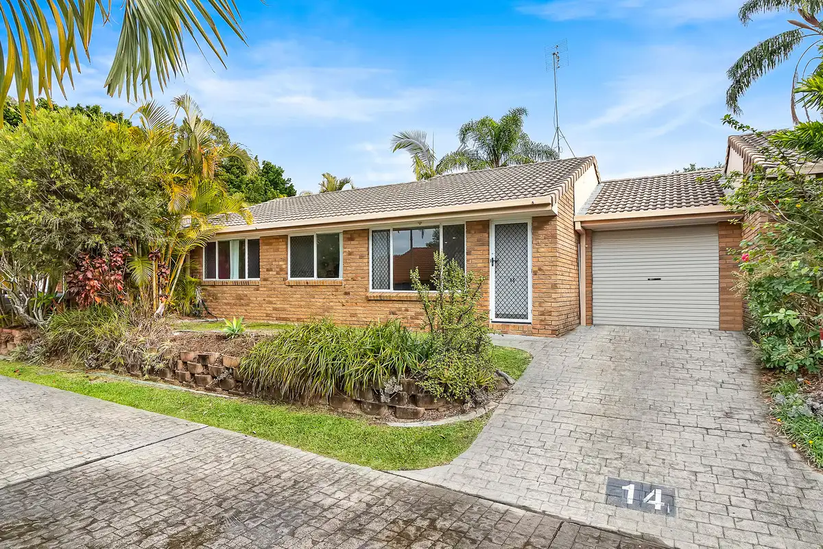 Main view of Homely townhouse listing, 14/97 Edmund Rice Drive, Southport QLD 4215