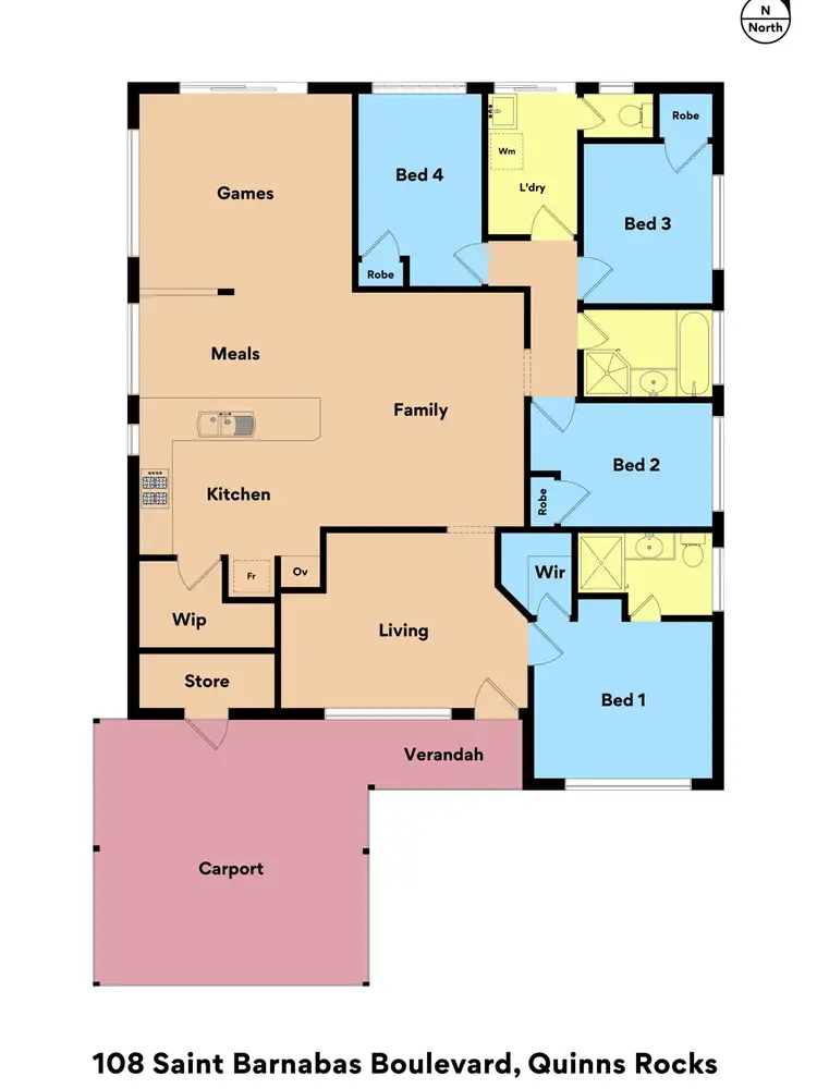 Fourth view of Homely house listing, 108 St Barnabas Boulevard, Quinns Rocks WA 6030