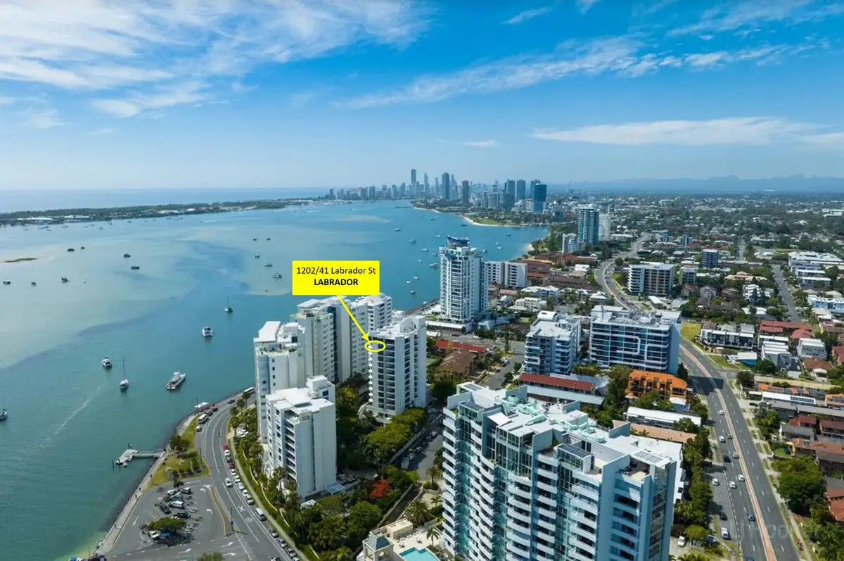 Main view of Homely apartment listing, 1202/41 Labrador Street, Labrador QLD 4215