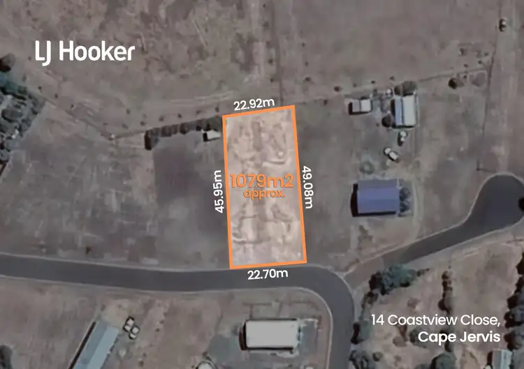 Second view of Homely land listing, 14 Coastview Close, Cape Jervis SA 5204