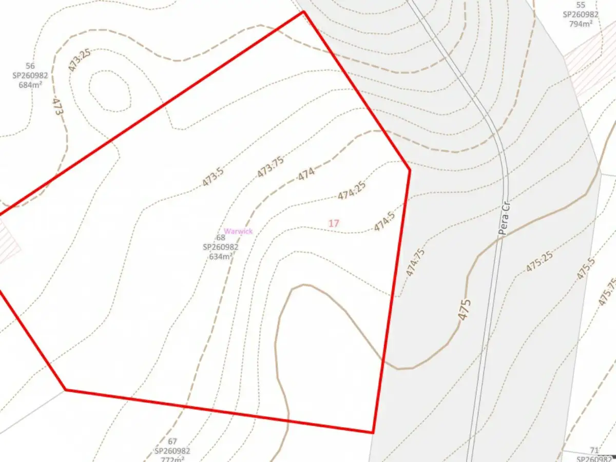 Main view of Homely land listing, 17 Pera Crescent, Warwick QLD 4370