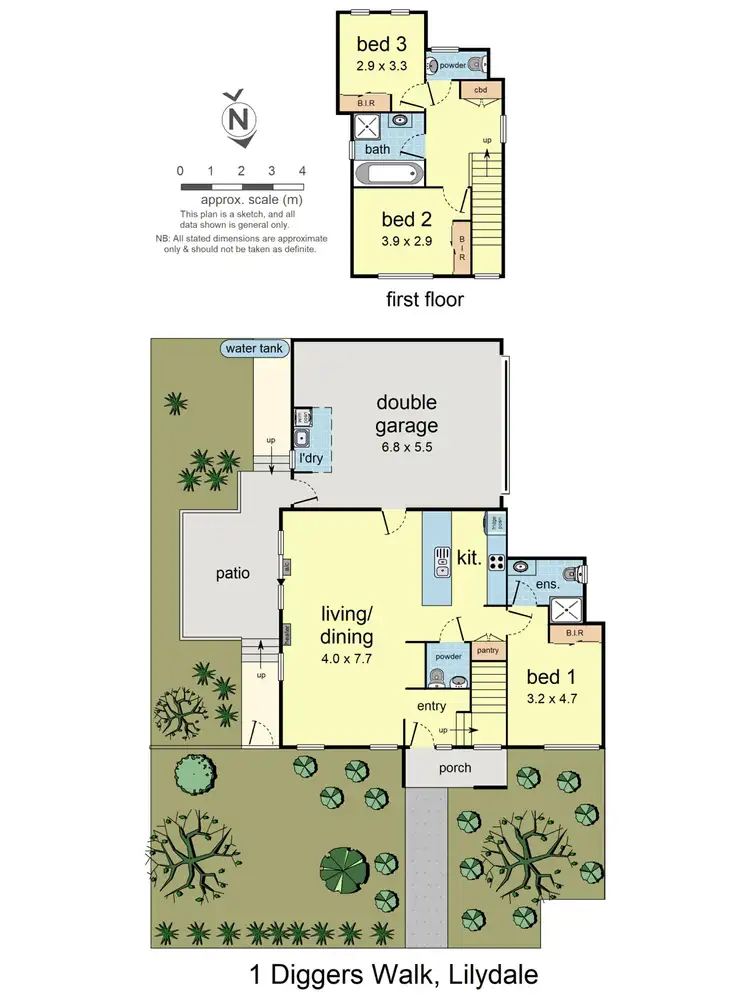 Fourth view of Homely townhouse listing, 1 Diggers Walk, Lilydale VIC 3140