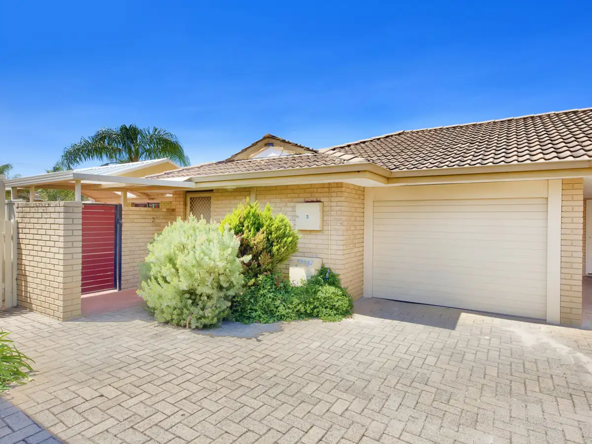 Main view of Homely villa listing, 3/59 Wandarrie Avenue, Yokine WA 6060