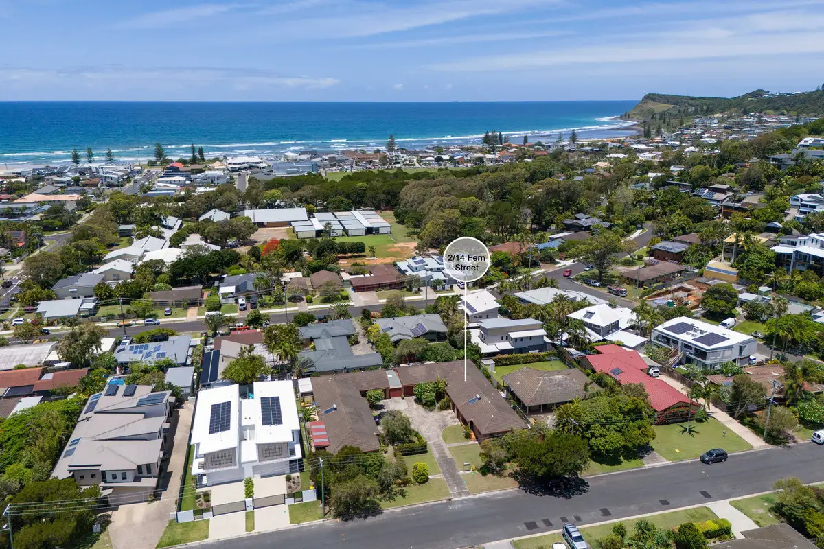 Main view of Homely unit listing, 2/12-14 Fern Street, Lennox Head NSW 2478