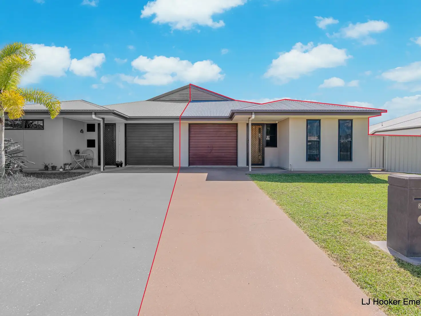 Main view of Homely semi-detached listing, Unit 2/2 Morgan Place, Emerald QLD 4720