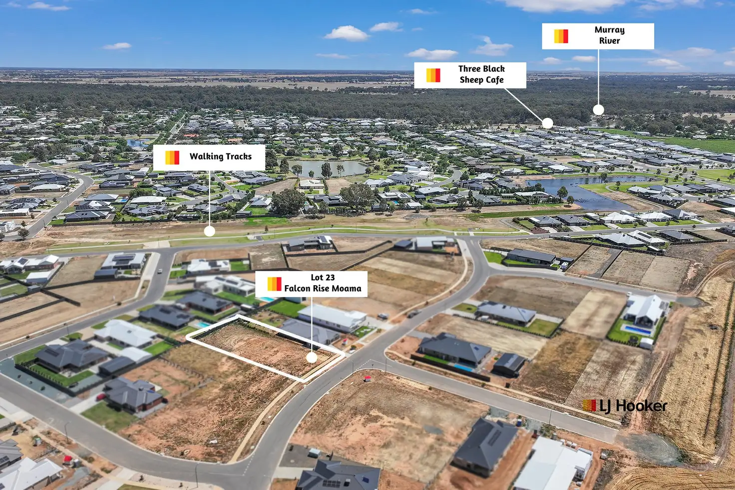 Main view of Homely land listing, Lot 23 Falcon Rise, Moama NSW 2731
