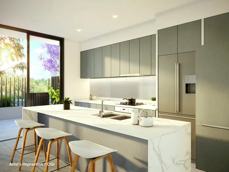 Second view of Homely apartment listing, Unit 107/17-27 Dawes Avenue, Castle Hill NSW 2154