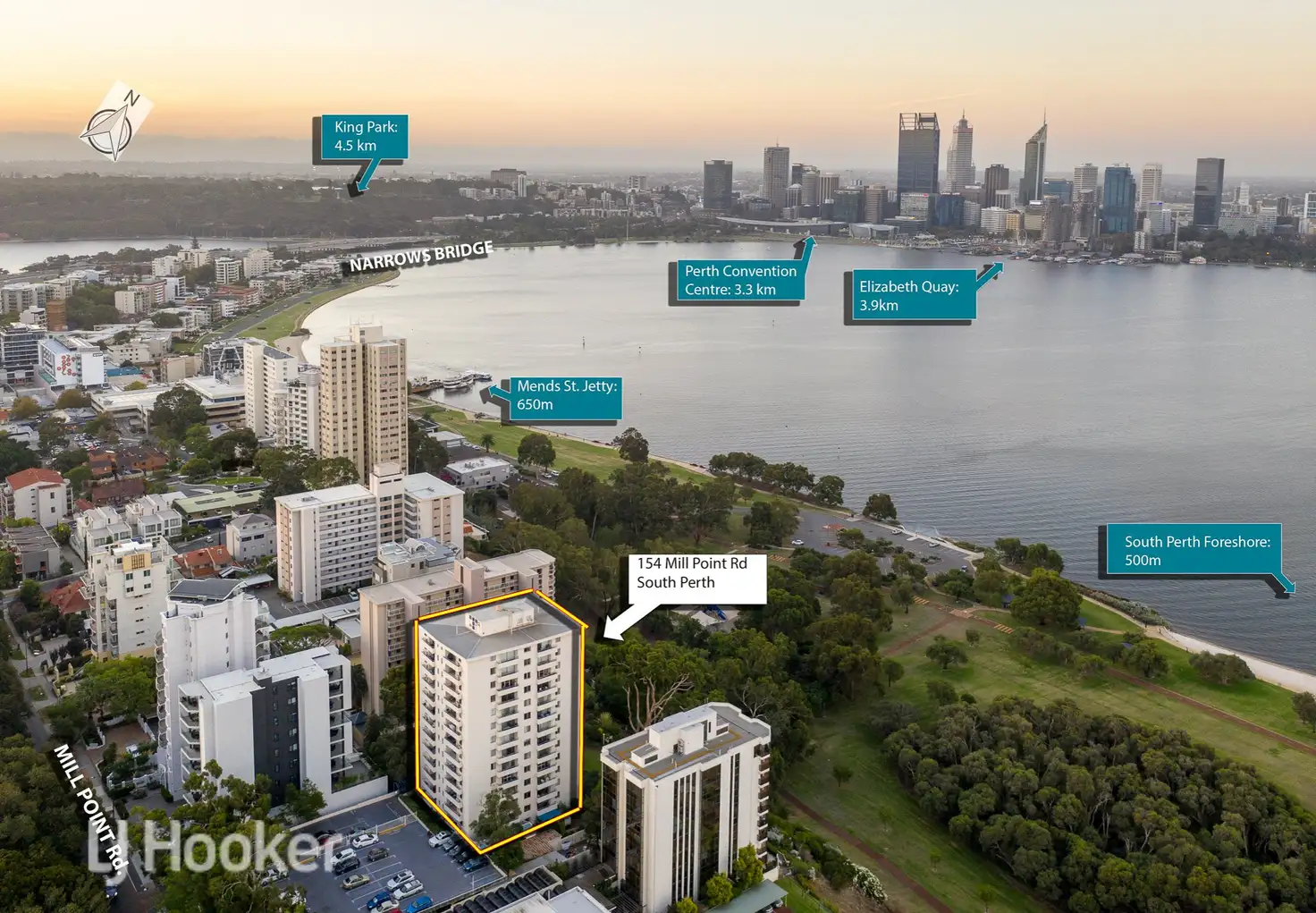 Main view of Homely unit listing, 122/154 Mill Point Road, South Perth WA 6151