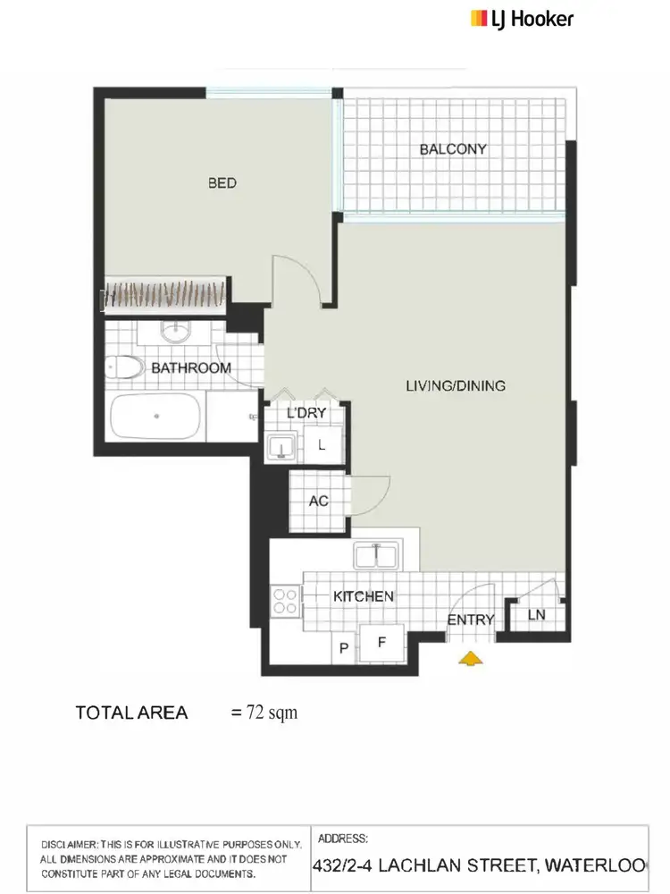 Seventh view of Homely apartment listing, Apartment 432/4 Lachlan Street, Waterloo NSW 2017