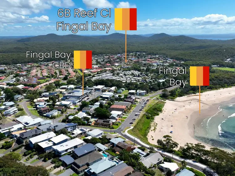 Second view of Homely semi-detached listing, 6b Reef Close, Fingal Bay NSW 2315