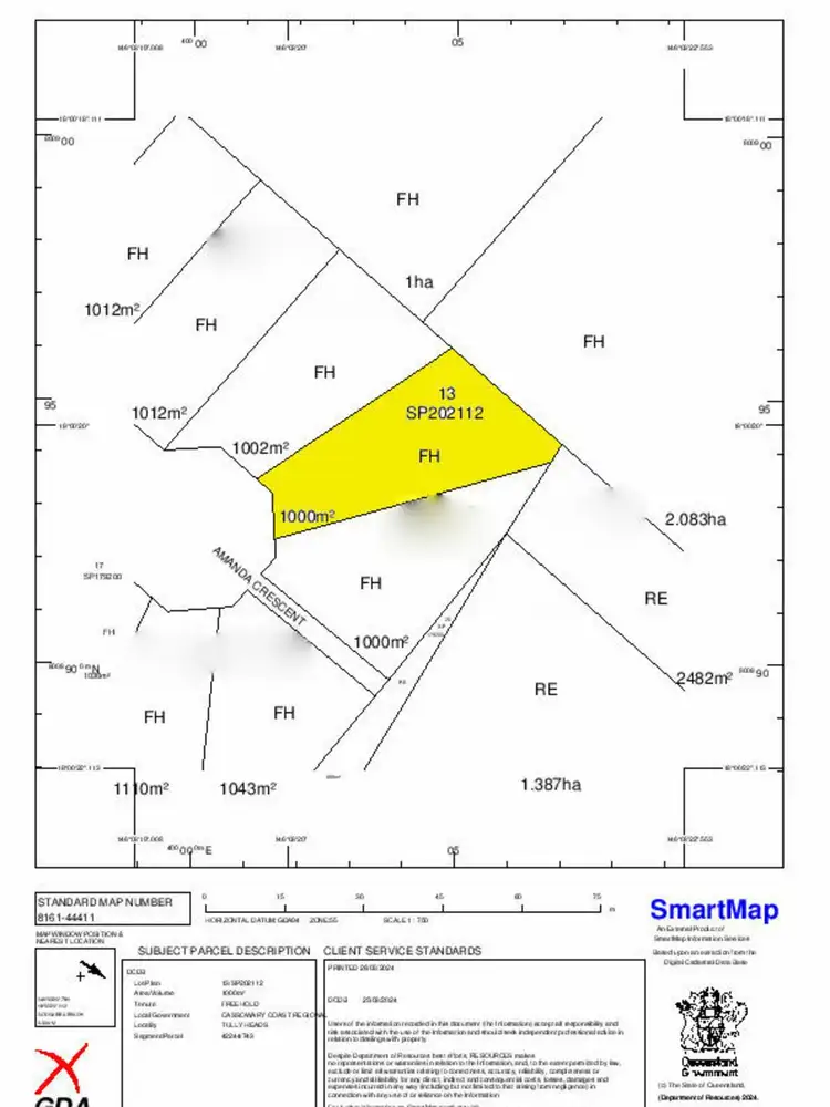 Third view of Homely land listing, 23 Amanda Crescent, Tully Heads QLD 4854