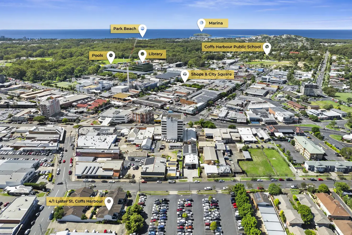 Main view of Homely townhouse listing, 4/1 Lyster Street, Coffs Harbour NSW 2450