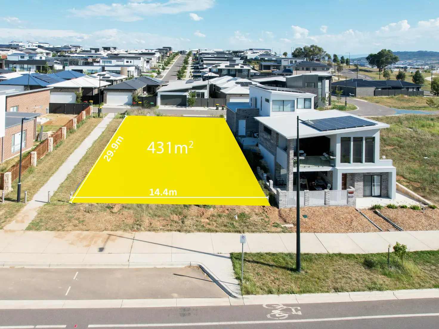 Main view of Homely land listing, 43 Sculthorpe Avenue, Whitlam ACT 2611