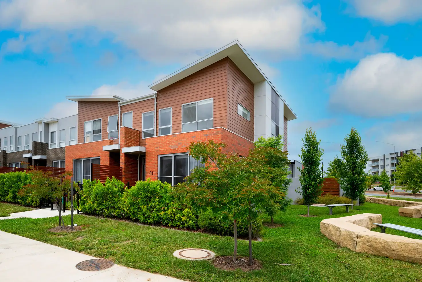 Main view of Homely townhouse listing, 61/128 John Gorton Drive, Coombs ACT 2611