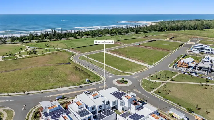 Main view of Homely townhouse listing, 34 Aureus Boulevard, Skennars Head NSW 2478