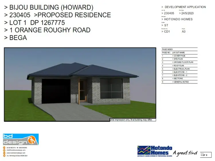 Third view of Homely land listing, 1 Orange Roughy Road, Bega NSW 2550