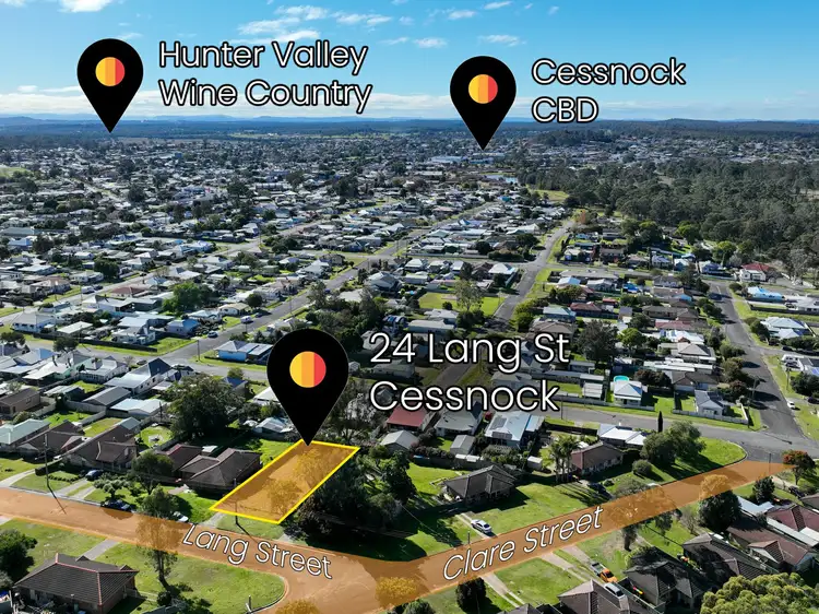 Second view of Homely land listing, 24 Lang Street, Cessnock NSW 2325