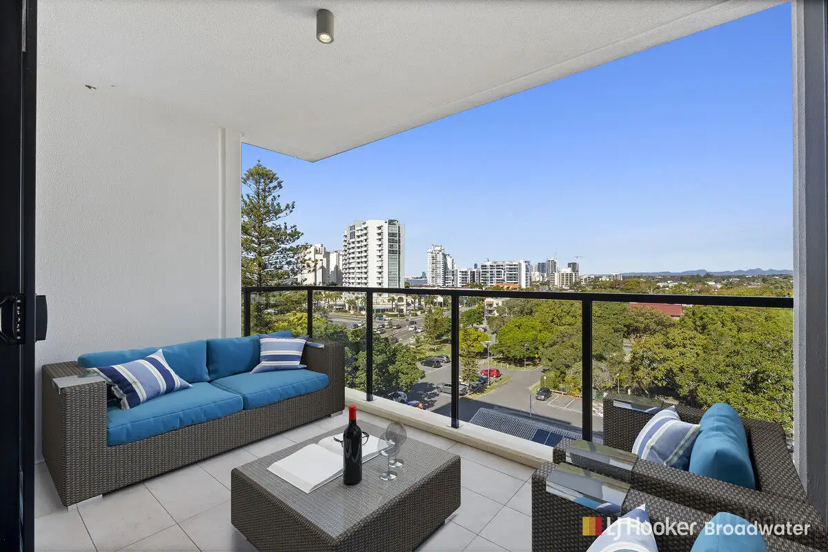 Main view of Homely apartment listing, 704/372 Marine Parade, Labrador QLD 4215