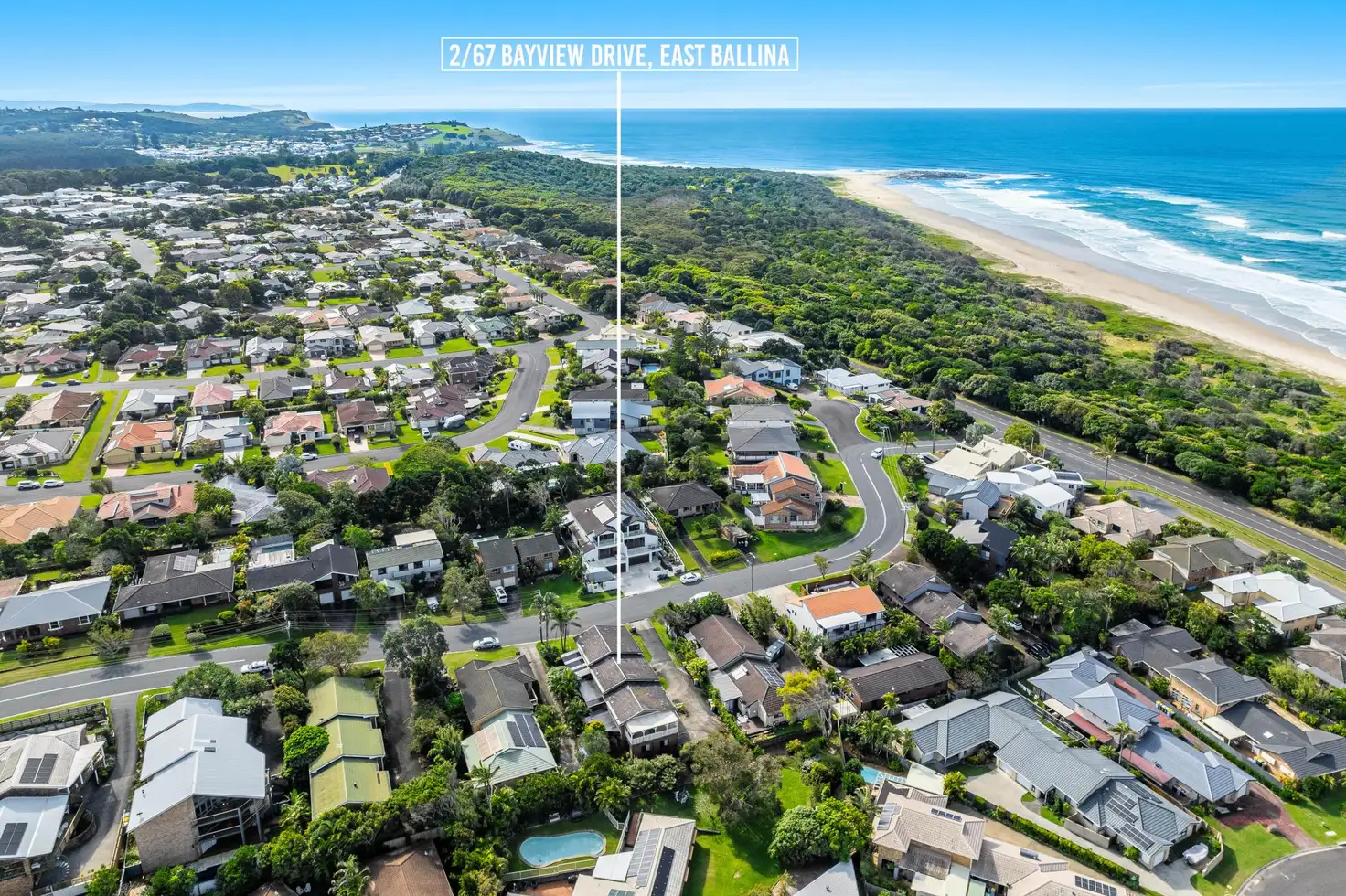 Main view of Homely townhouse listing, 2/67 Bayview Drive, East Ballina NSW 2478