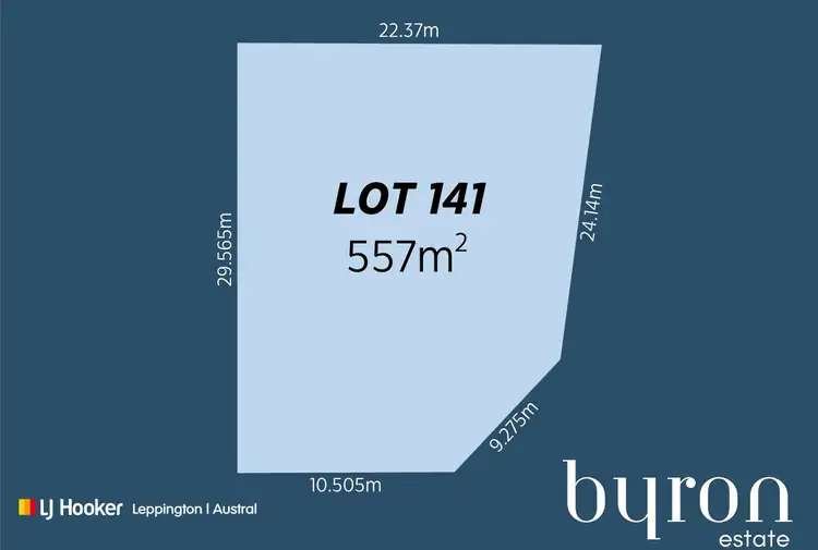 Main view of Homely land listing, Lot 141/46 Byron Road, Leppington NSW 2179