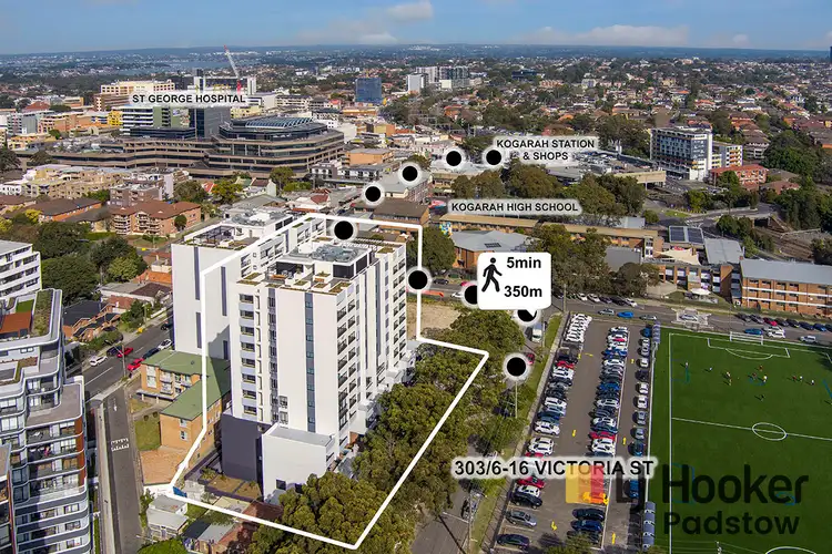 Second view of Homely apartment listing, 303/6-16 Victoria Street, Kogarah NSW 2217