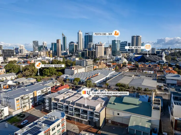 Fifth view of Homely apartment listing, 13/5 Antonas Road, Northbridge WA 6003