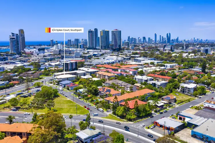 Second view of Homely apartment listing, 2/4 Sykes Court, Southport QLD 4215