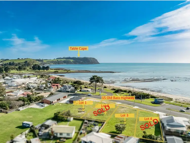 Main view of Homely land listing, Lot 1 & 3/15 Old Bass Highway, Wynyard TAS 7325