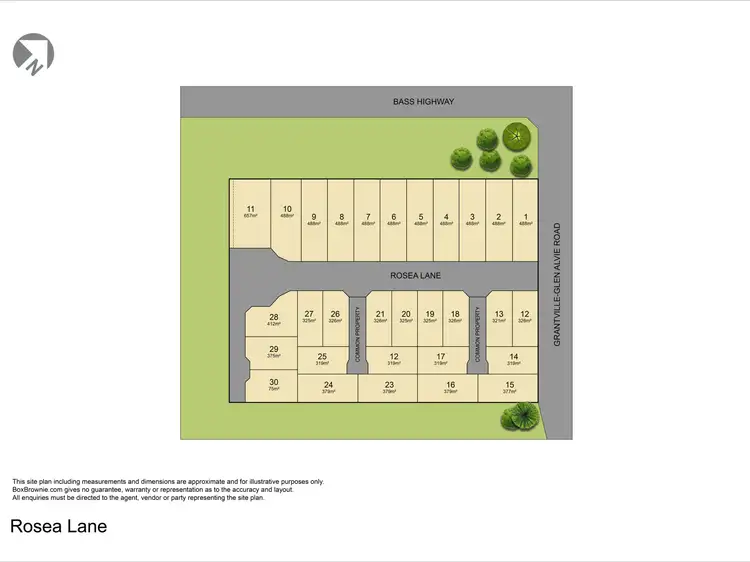 Main view of Homely land listing, Lot Lot 28 Rosea Lane/6-12 Grantville - Glen Alvie Road, Grantville VIC 3984