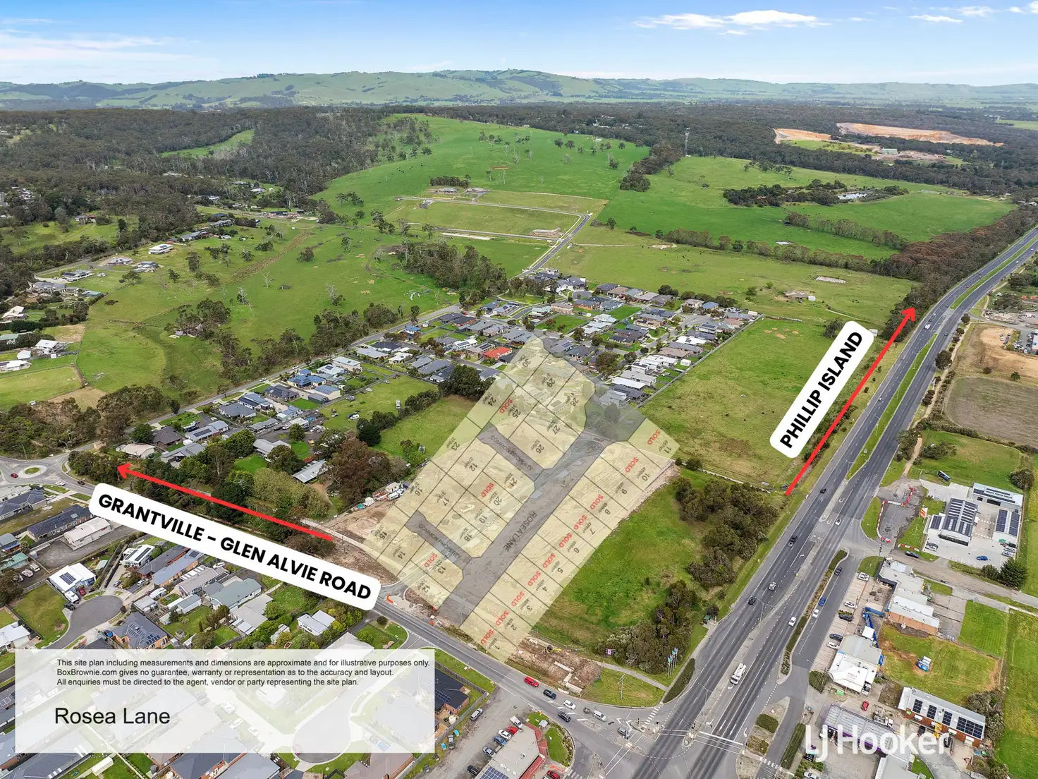 Main view of Homely land listing, Lot Lot 17 Rosea Lane/6-12 Grantville - Glen Alvie Road, Grantville VIC 3984