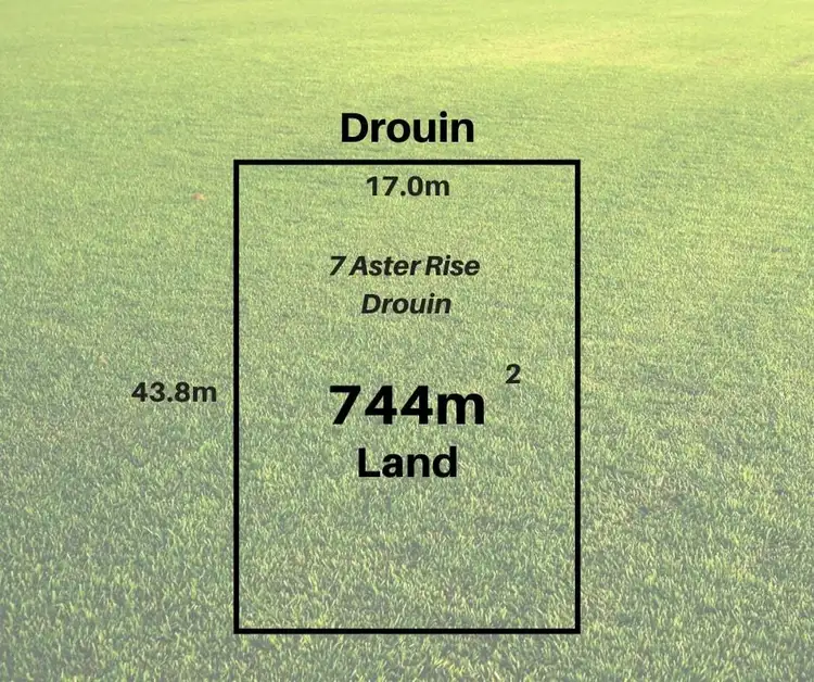 Main view of Homely land listing, 7 Aster Rise, Drouin VIC 3818