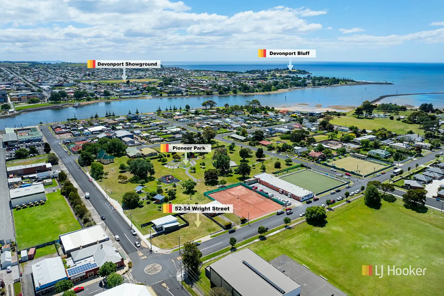 Main view of Homely land listing, 52-54 Wright Street, East Devonport TAS 7310