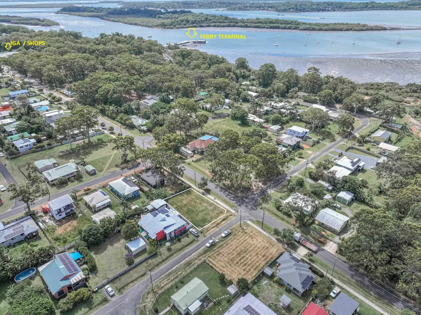 Main view of Homely land listing, 1 Akebia Street, Russell Island QLD 4184