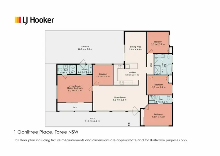 Fourth view of Homely house listing, 1 Ochiltree Place, Taree NSW 2430