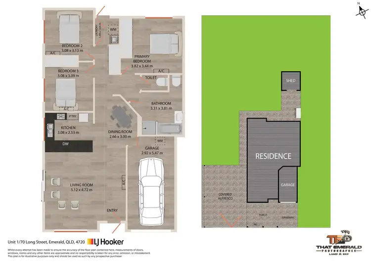 Third view of Homely unit listing, 1/70 Long Street, Emerald QLD 4720