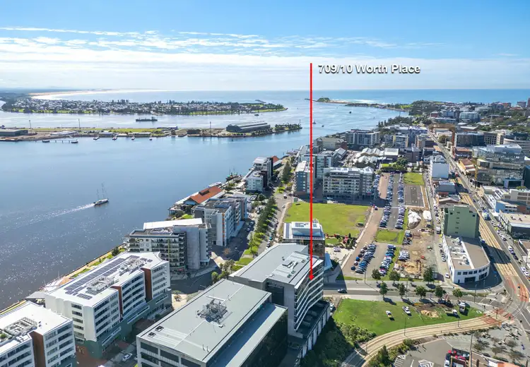 Third view of Homely apartment listing, Apartment 709/10 Worth Place, Newcastle NSW 2300
