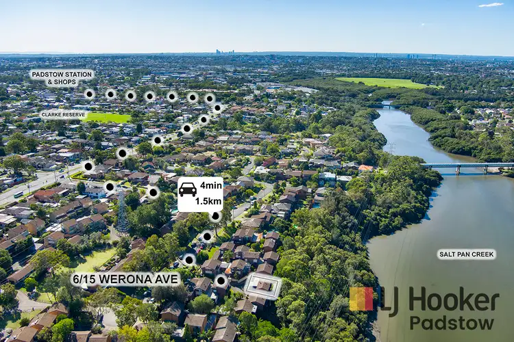 Second view of Homely townhouse listing, 6/15 Werona Avenue, Padstow NSW 2211