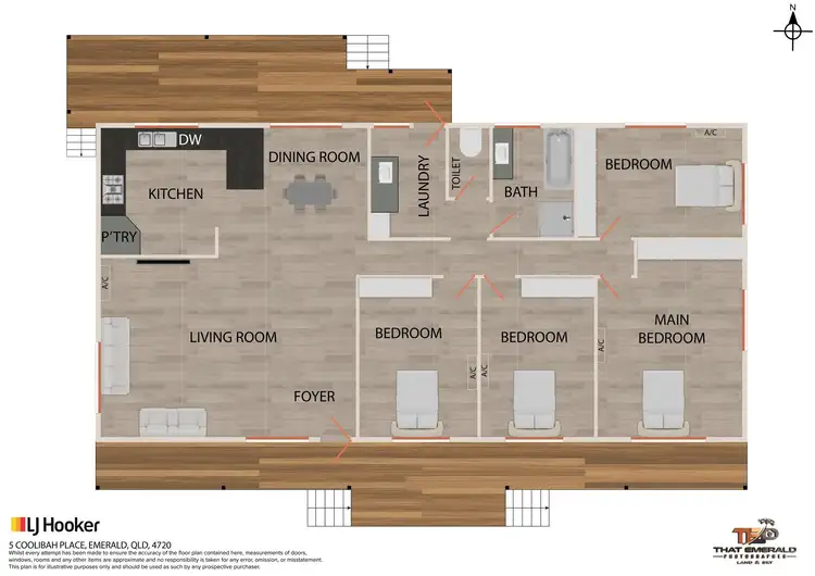 Fourth view of Homely house listing, 5 Coolibah Place, Emerald QLD 4720