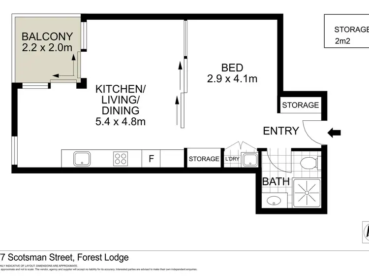 Sixth view of Homely apartment listing, Unit 2602/7 Scotmans Street, Forest Lodge NSW 2037